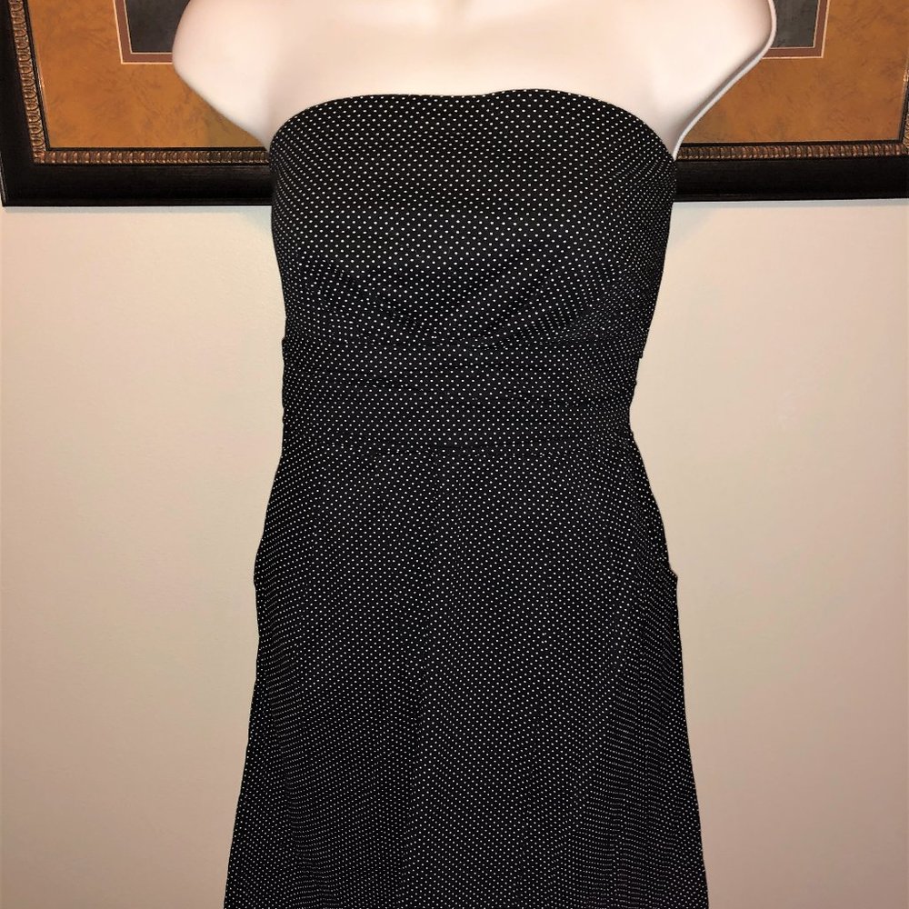 Mixxology Women's Black and White Polka Dot Dress